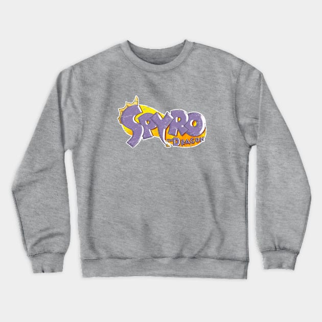 Spyro The Dragon Vintage Retro Shirt Design Crewneck Sweatshirt by Retro-Pedro's Magic Store